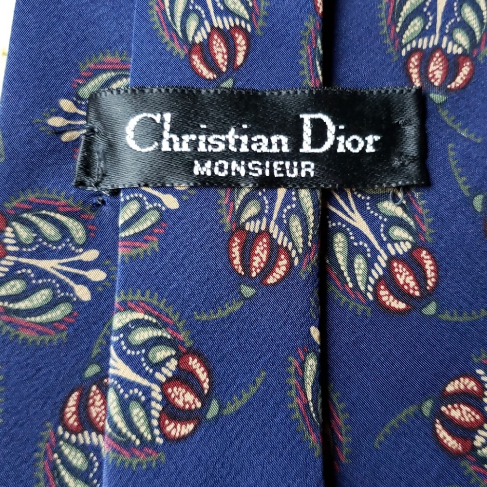 Christian Dior Monsieur all silk tie - Picture 3 of 5